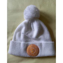 23 Embroidered Pom Pom Beanie